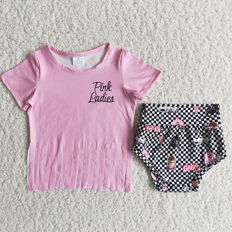 Stylish Baby Toddler Summer Two Pieces Set Pink Lady Shirt with Tassels Checker Bummies
Stylish Baby Toddler Summer Two Pieces Set Pink Lady Shirt with Tassels Checker Bummies