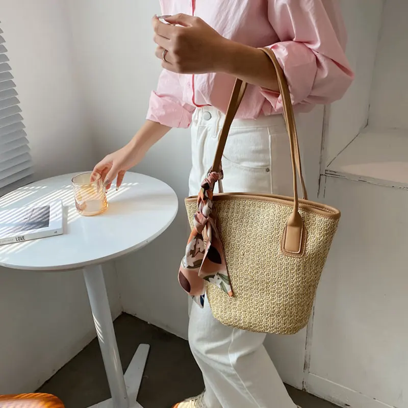 YoReAi Casual Straw Women Shoulder Bags Wicker Woven Handbags Rattan Summer Beach Bag Large Capacity Tote Lady Big Purses Shoppe
YoReAi Casual Straw Women Shoulder Bags Wicker Woven Handbags Rattan Summer Beach Bag Large Capacity Tote Lady Big Purses Shoppe
