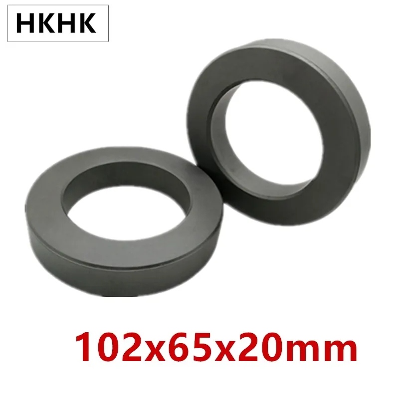 

102x65x20mm toroidal transformer ferrite core inner 65mm 2.6inch toroid ferrite core ferrite chokes noise filter 20mm hole65mm