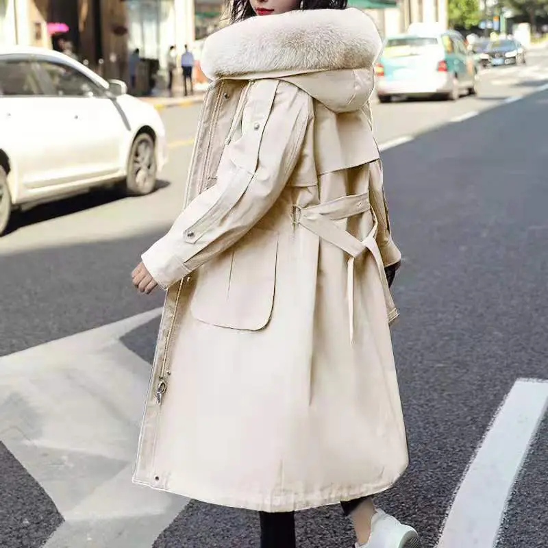 Women Parka New Loose Winter Large Sizes Fur Coat Long Windbreaker Jacket Basic Jackets Outerwear Warm Thick Hood Outerwear
Women Parka New Loose Winter Large Sizes Fur Coat Long Windbreaker Jacket Basic Jackets Outerwear Warm Thick Hood Outerwear