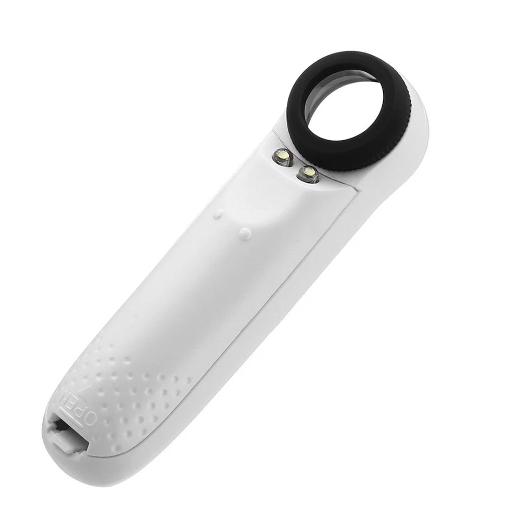 40X Magnifying Glass with 2 LED Light for Inspect Maps Stamps Jewelry Magnifying Glass With Double Lights High Quality
40X Magnifying Glass with 2 LED Light for Inspect Maps Stamps Jewelry Magnifying Glass With Double Lights High Quality