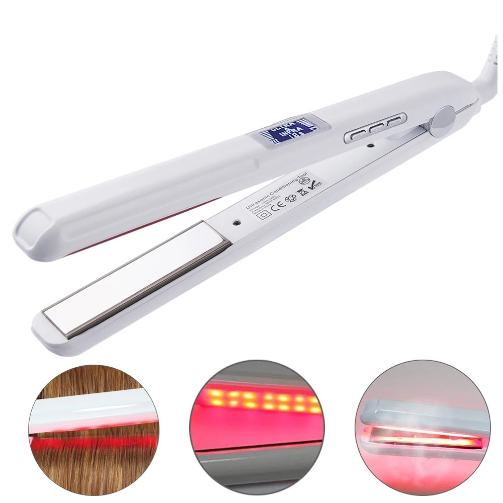 LCD Display Infrared Hair Care Iron Hair Treatment Cold Straightener Recovers Damaged Iron Smoothly Hair Flat Irons
LCD Display Infrared Hair Care Iron Hair Treatment Cold Straightener Recovers Damaged Iron Smoothly Hair Flat Irons