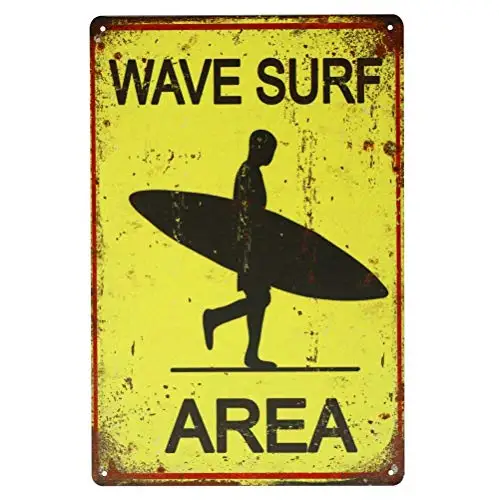 Tin Sign New Aluminum Man Cave Room Wall Poster Wave Surf Area Wall Sticker Vintage Sign 11.8 x 7.8 Inch
Tin Sign New Aluminum Man Cave Room Wall Poster Wave Surf Area Wall Sticker Vintage Sign 11.8 x 7.8 Inch