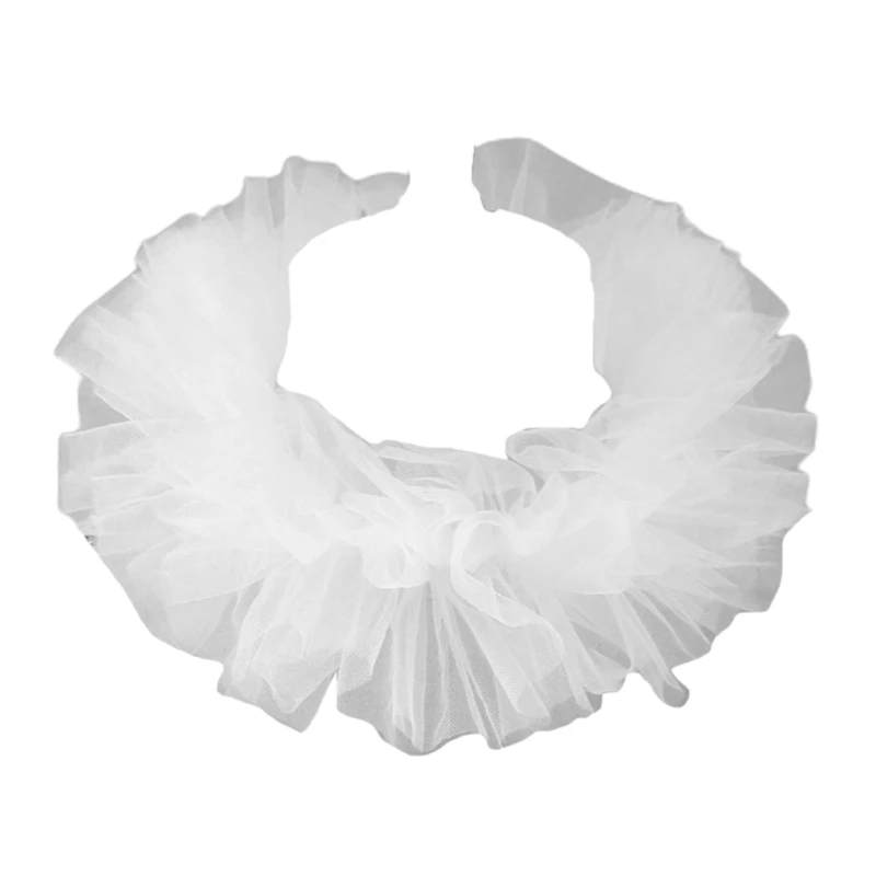 Women Renaissance Tulle Fluffy Ruffled Fake Collar Vintage Layered Mesh Small Neck Ruff Decorative Clown Cosplay Choker
Women Renaissance Tulle Fluffy Ruffled Fake Collar Vintage Layered Mesh Small Neck Ruff Decorative Clown Cosplay Choker