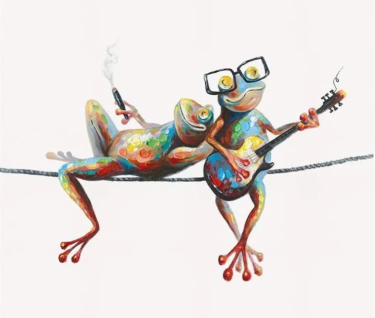 JMINE Div 5D colorful Frog Guitar Music Full Diamond Painting cross stitch kits art High Quality Animal 3D paint by diamonds
JMINE Div 5D colorful Frog Guitar Music Full Diamond Painting cross stitch kits art High Quality Animal 3D paint by diamonds