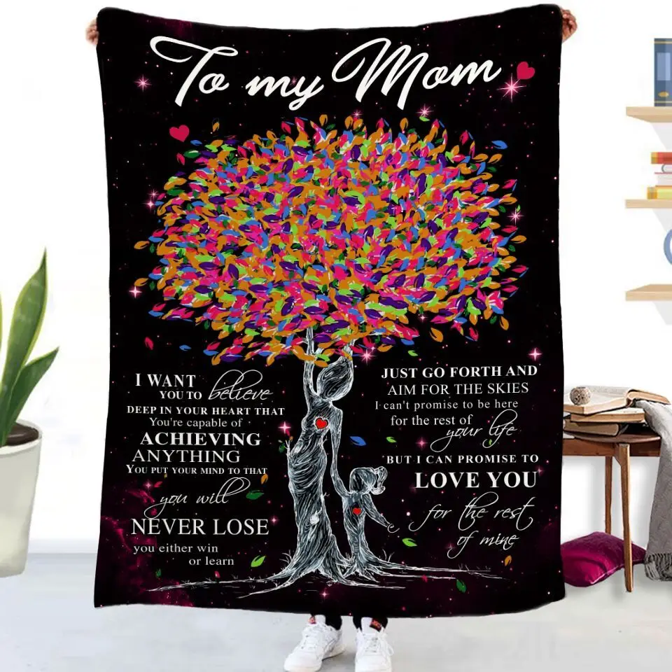 Custom Size Thoughtful Caring Blanket To My Mum Letter Blanket Flannel Fleece Warm Soft Bed Couch Nap Throw Blanket
Custom Size Thoughtful Caring Blanket To My Mum Letter Blanket Flannel Fleece Warm Soft Bed Couch Nap Throw Blanket