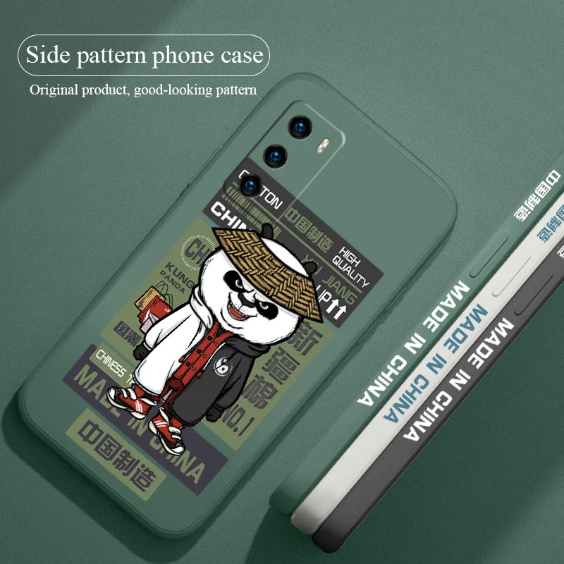 National Tide Panda Phone Case For Huawei P40 P40Lite P30 P20 Mate 40 40Pro 30 20 Pro Lite P Smart 2021 Y7a Silicone Cover
National Tide Panda Phone Case For Huawei P40 P40Lite P30 P20 Mate 40 40Pro 30 20 Pro Lite P Smart 2021 Y7a Silicone Cover