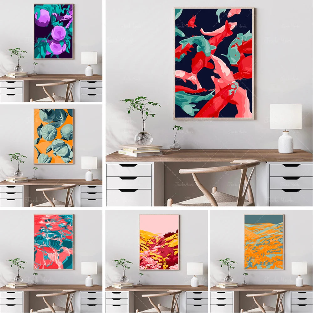 Midcentury Modern Landscape Illustration "Flower Mountain" - High Quality Art Print - Geometric Minimalist Flowers Artwork
Midcentury Modern Landscape Illustration "Flower Mountain" - High Quality Art Print - Geometric Minimalist Flowers Artwork