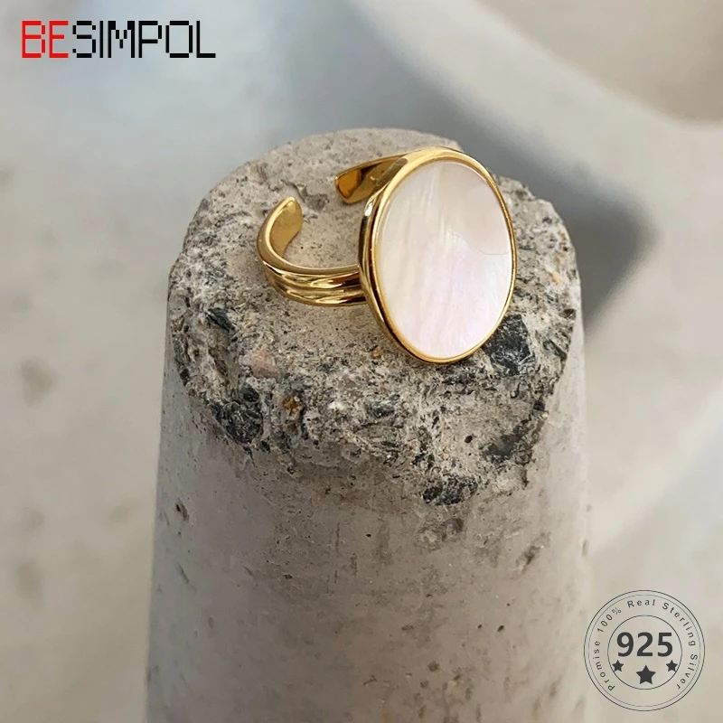 Besimpol реальные 925 пробы Серебряное кольцо минималистский оболочки на указательном пальце регулируемые Открытые Кольца для Для женщин ювели...
Besimpol реальные 925 пробы Серебряное кольцо минималистский оболочки на указательном пальце регулируемые Открытые Кольца для Для женщин ювели...