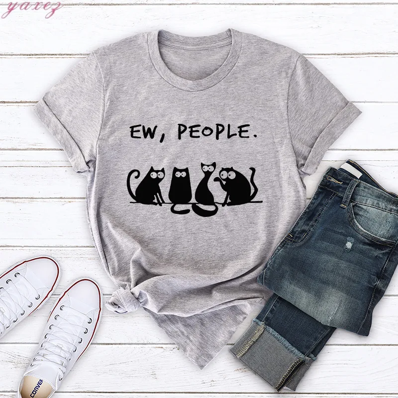 Cat Ew People Loose O-Neck Short Sleeve Woman T Shirt Women Summer Womans Clothes Top Tees Tshirt Tee Tops T-shirt Female
Cat Ew People Loose O-Neck Short Sleeve Woman T Shirt Women Summer Womans Clothes Top Tees Tshirt Tee Tops T-shirt Female
