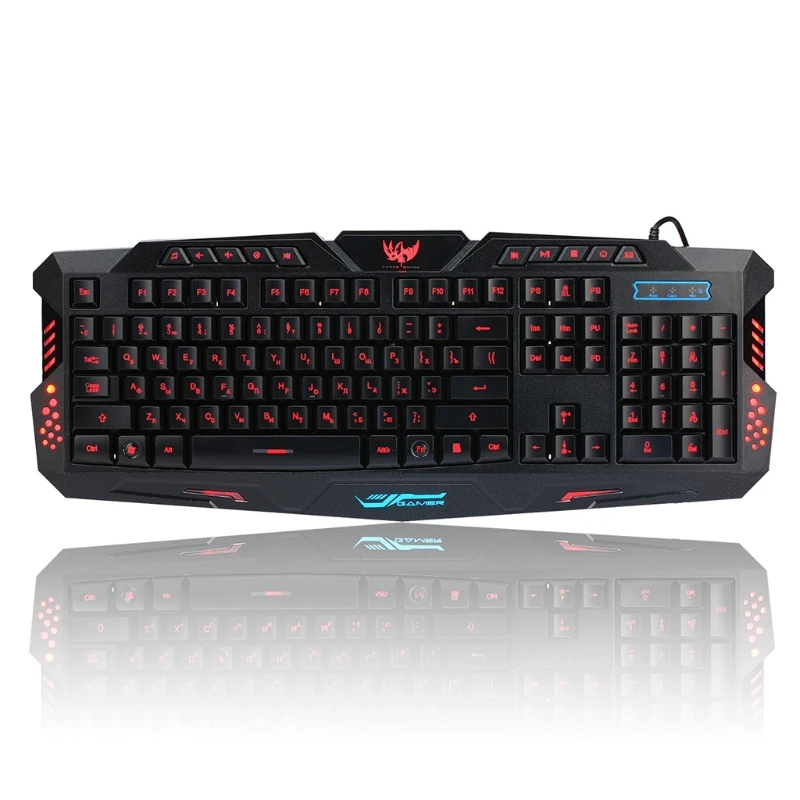 J70 Cracked Three Color Backlit USB Wired Gaming Keyboard and Mouse Set for Gamer Working 28GE
J70 Cracked Three Color Backlit USB Wired Gaming Keyboard and Mouse Set for Gamer Working 28GE