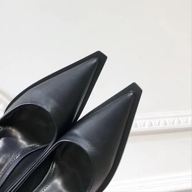 2020 NEW Women's Shoes LEATHER Woman High Heels Pointed toe Women Pumps for Fashion Office Lady Slip on Sock Free White Black
2020 NEW Women's Shoes LEATHER Woman High Heels Pointed toe Women Pumps for Fashion Office Lady Slip on Sock Free White Black