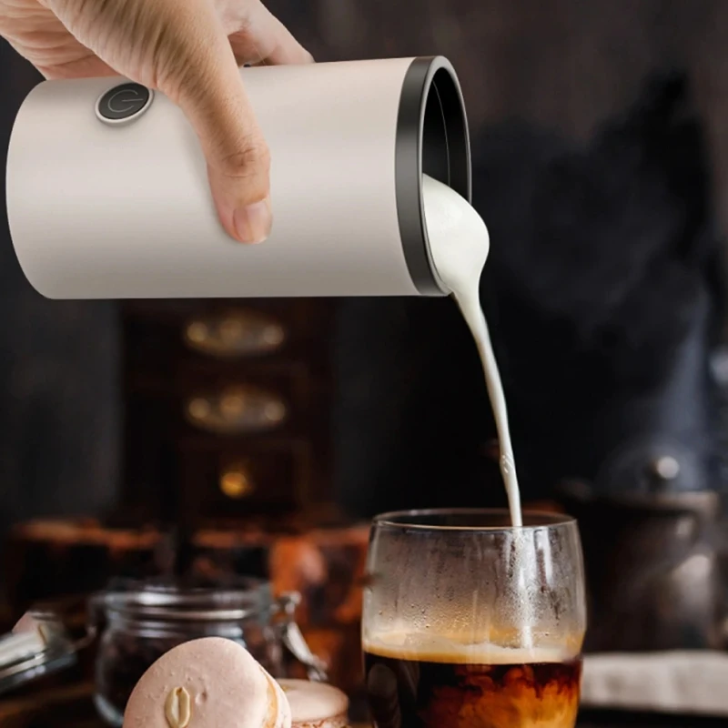 Electric Milk Frother Machine Warmer 550W Auto 240Ml Stainless Steel 
Electric Milk Frother Machine Warmer 550W Auto 240Ml Stainless Steel