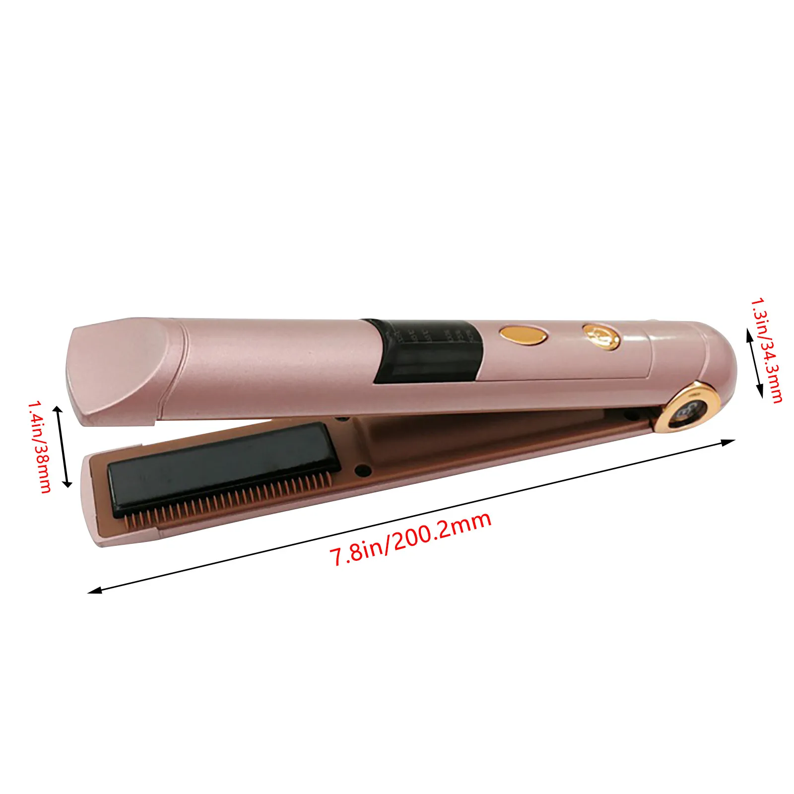 Hair Straightener Portable Wireless Hair Straightener Usb Rechargeable Flat Iron Curling Iron Hair Curler For Hair styling#g4
Hair Straightener Portable Wireless Hair Straightener Usb Rechargeable Flat Iron Curling Iron Hair Curler For Hair styling#g4