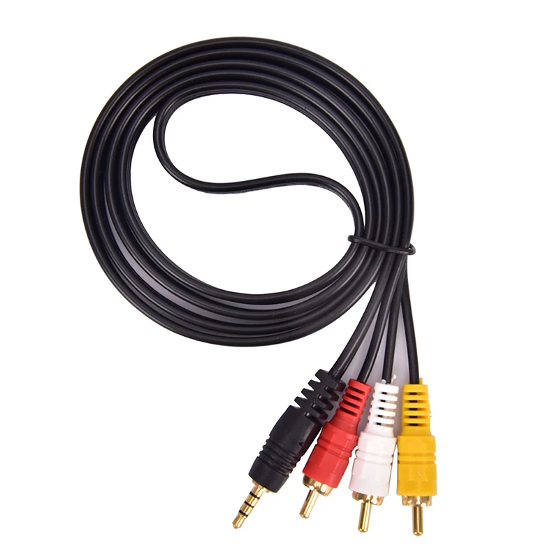 1.5M 3.5mm Jack Plug Male To 3 RCA Adapter High Quality 3.5 To RCA Male Audio Video AV Cable Wire Cord 3.5mm to 3-RCA AV Cable
1.5M 3.5mm Jack Plug Male To 3 RCA Adapter High Quality 3.5 To RCA Male Audio Video AV Cable Wire Cord 3.5mm to 3-RCA AV Cable