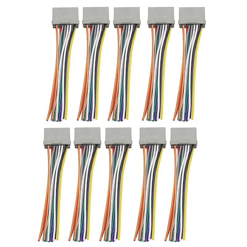 10Pcs Car Audio Modification Line DVD Stereo Wiring Harness Car Audio Modification Line for Chevrolet Sail 2010-2020
10Pcs Car Audio Modification Line DVD Stereo Wiring Harness Car Audio Modification Line for Chevrolet Sail 2010-2020