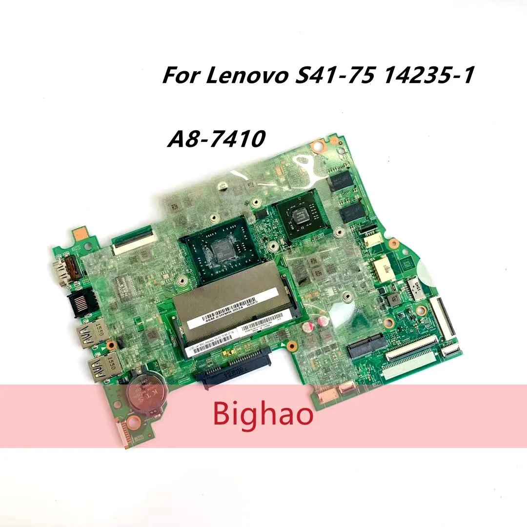 216-0867030 For lenovo s41-75 Laptop motheroard 5B20J46137 AM7410 A8-7410 CPU 100% tested ok 
216-0867030 For lenovo s41-75 Laptop motheroard 5B20J46137 AM7410 A8-7410 CPU 100% tested ok