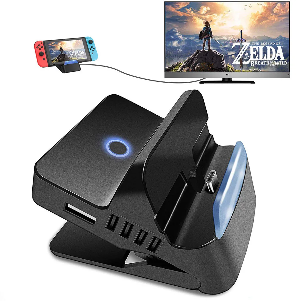 1080P HD Video Fast Charging For NS Nintendo Switch Portable Dock HDMI-Compatible Type C Adapter Mini Video Game Console Dock
1080P HD Video Fast Charging For NS Nintendo Switch Portable Dock HDMI-Compatible Type C Adapter Mini Video Game Console Dock