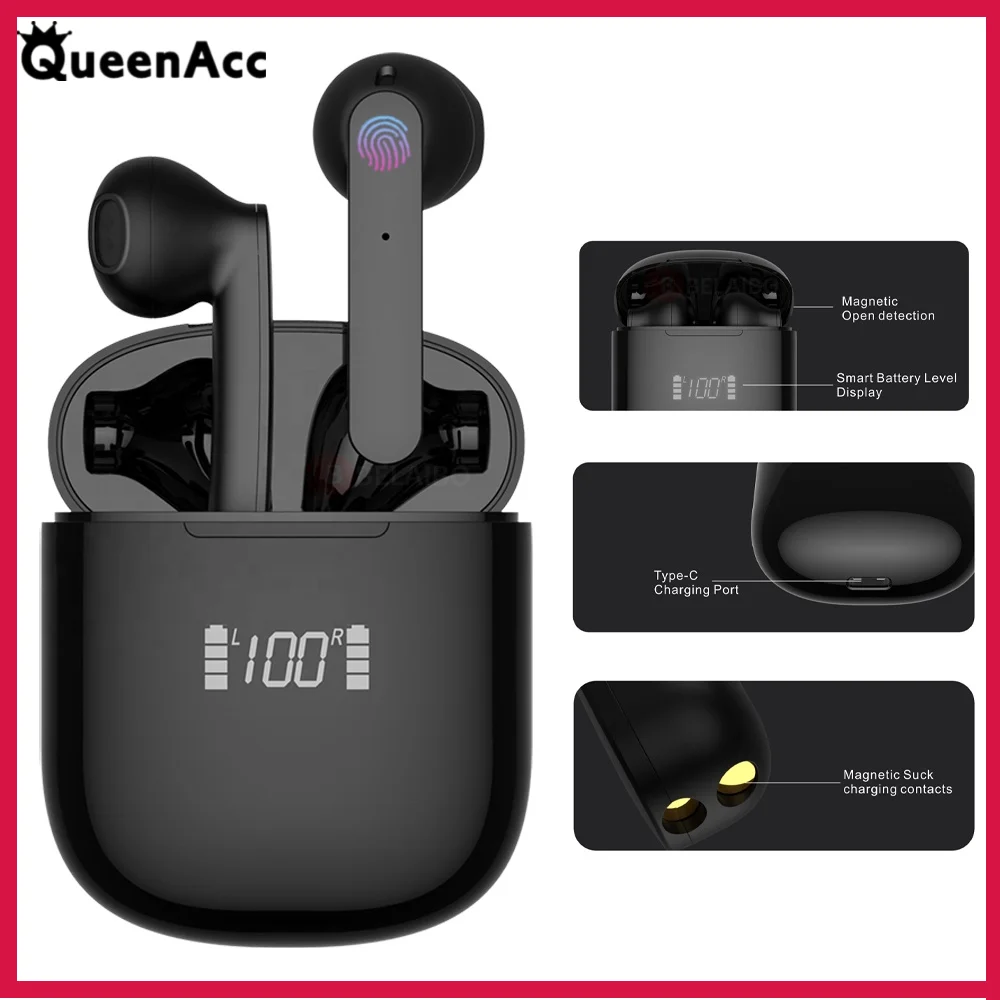 Беспроводные наушники QueenAcc H1 5,0 Hi-Fi 9D бас стерео наушники TWS Bluetooth совместимые с сенсорным управлением спортивные водонепроницаемые наушник...
Беспроводные наушники QueenAcc H1 5,0 Hi-Fi 9D бас стерео наушники TWS Bluetooth совместимые с сенсорным управлением спортивные водонепроницаемые наушник...