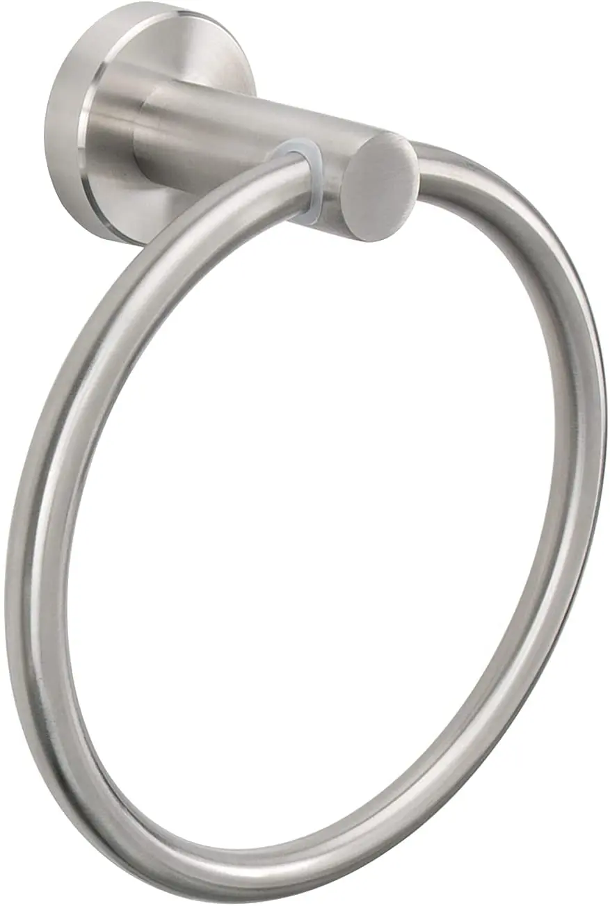 NearMoon Bath Towel Ring, Bathroom Hardware Accessories- Thicken Stainless Steel Hand Towel Holder for Bathroom, Modern Round To
NearMoon Bath Towel Ring, Bathroom Hardware Accessories- Thicken Stainless Steel Hand Towel Holder for Bathroom, Modern Round To