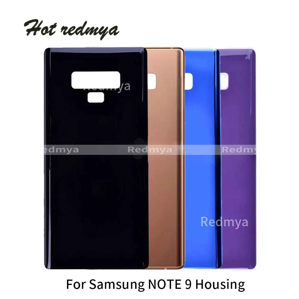 Полный корпус для Samsung Galaxy Note 9 N9600 задняя крышка телефона с аккумулятором на