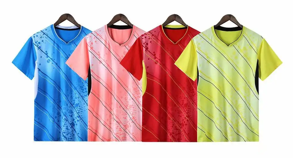 Male Female Cool Sportwear Jerseys Tee Shirt Tennis Men Women Clothes Table Tennis Girls PingPong Kit T shirt Badminton
Male Female Cool Sportwear Jerseys Tee Shirt Tennis Men Women Clothes Table Tennis Girls PingPong Kit T shirt Badminton