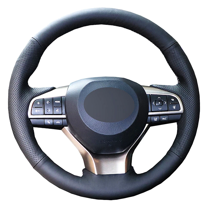 

Black Artificial Leather Car Steering Wheel Cover For Lexus ES200 ES250 ES300h GS200 GS300h GS450h RX200t RX450h LX570