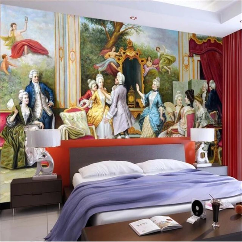 Drop Shipping Custom Wallpaper Murals European Character Palace Oil Painting TV Background Wall Living Room Bedroom 3d Wallpaper
Drop Shipping Custom Wallpaper Murals European Character Palace Oil Painting TV Background Wall Living Room Bedroom 3d Wallpaper