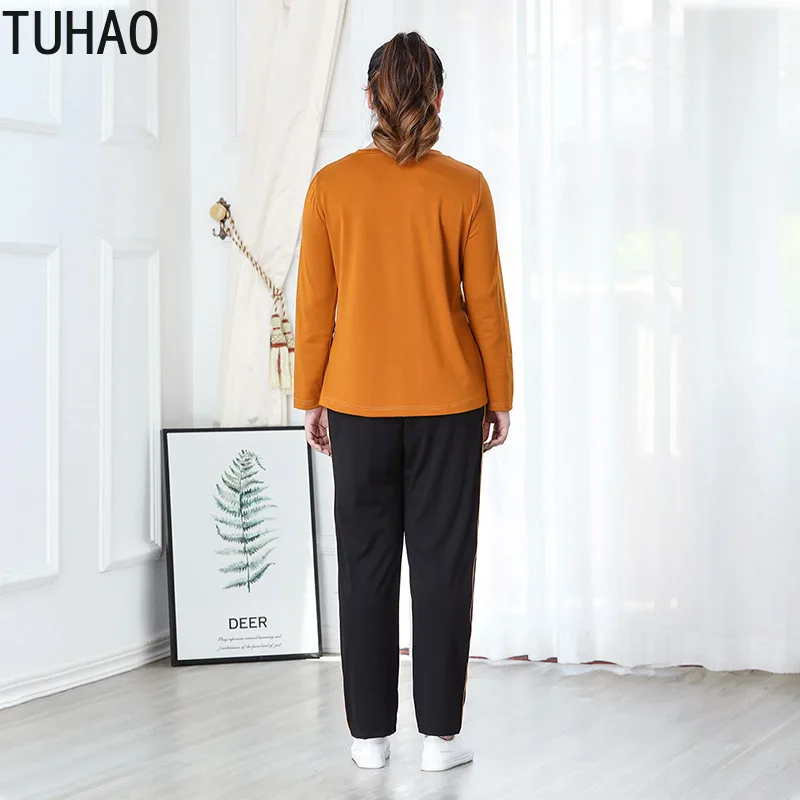 TUHAO 2 Piece Sets Womens Outfits Long Sleeve Shirt +pants Women's Plus Size 7XL 8XL 7XL 6XL Casual Pants Casual Two-piece Set 
TUHAO 2 Piece Sets Womens Outfits Long Sleeve Shirt +pants Women's Plus Size 7XL 8XL 7XL 6XL Casual Pants Casual Two-piece Set