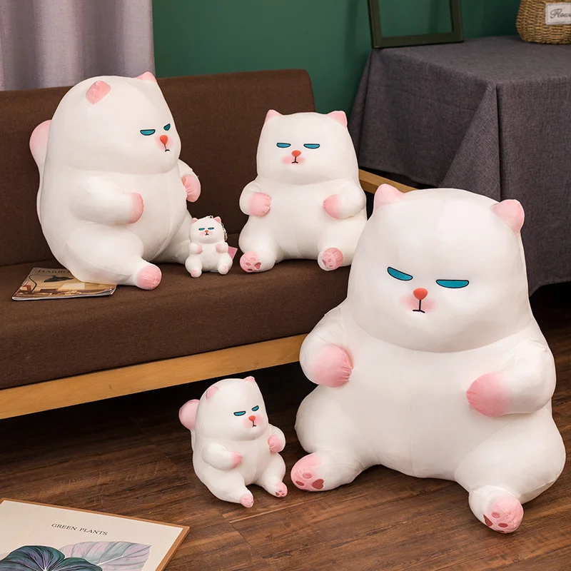 Cute Funny Sit Lazy Cat Plush Toys Creative Sleeping White Cat Pillow Sofa Cushion Stuffed Soft Dolls for Children Girls Gift
Cute Funny Sit Lazy Cat Plush Toys Creative Sleeping White Cat Pillow Sofa Cushion Stuffed Soft Dolls for Children Girls Gift