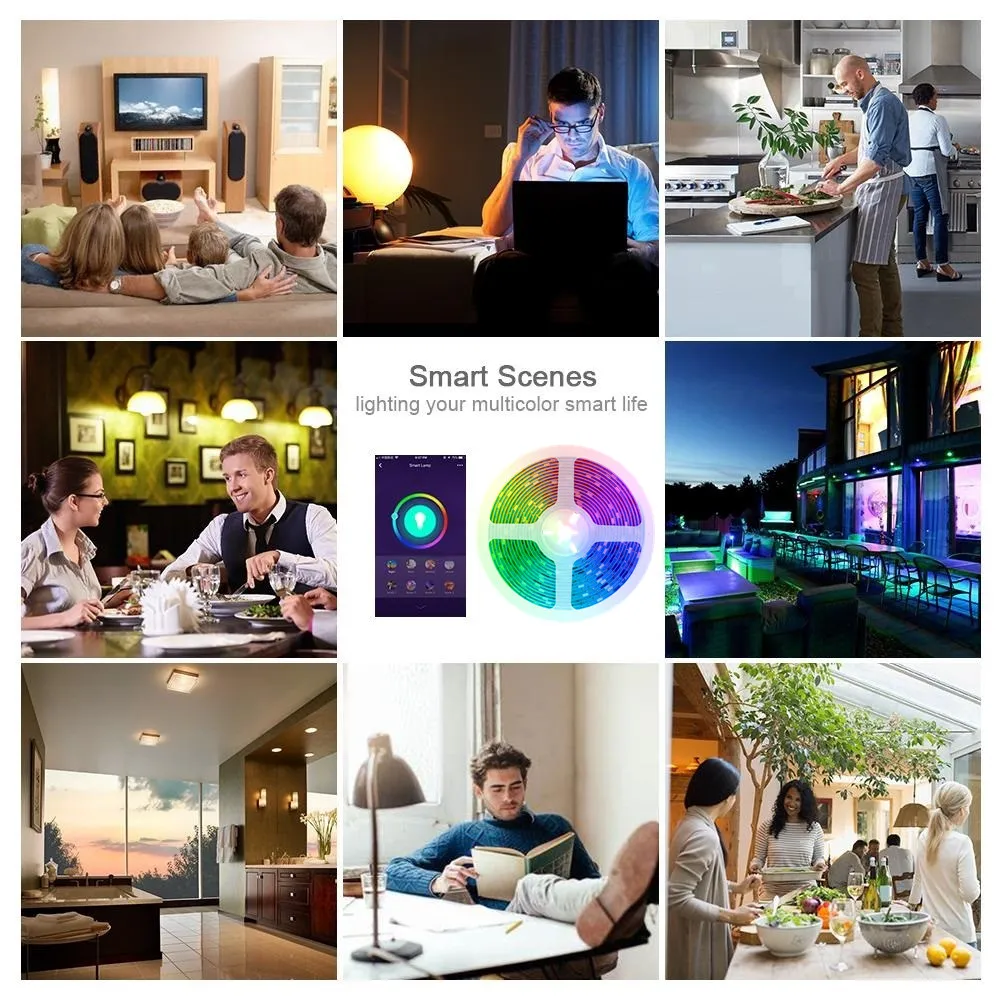 RGB LED Light Strip For Bedroom Interior Decoration 5M Flexible Ribbon Diode With Bluetooth Controller Decor Lamp lightings
RGB LED Light Strip For Bedroom Interior Decoration 5M Flexible Ribbon Diode With Bluetooth Controller Decor Lamp lightings