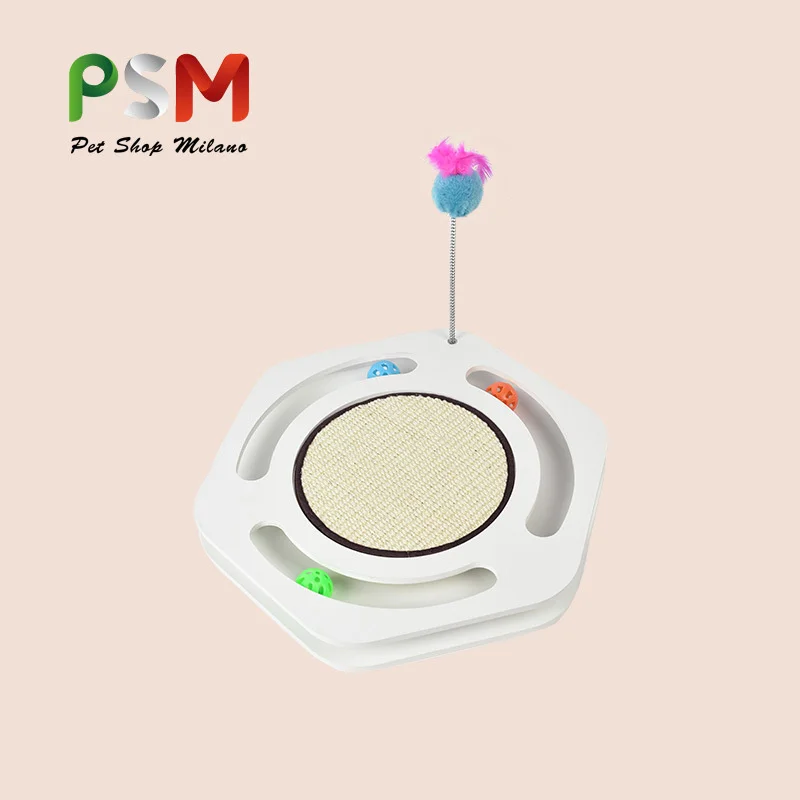 PSM cat amusement park multi function runway cat turntable cat scratch board solid wood toy tease cat toy mouse
PSM cat amusement park multi function runway cat turntable cat scratch board solid wood toy tease cat toy mouse