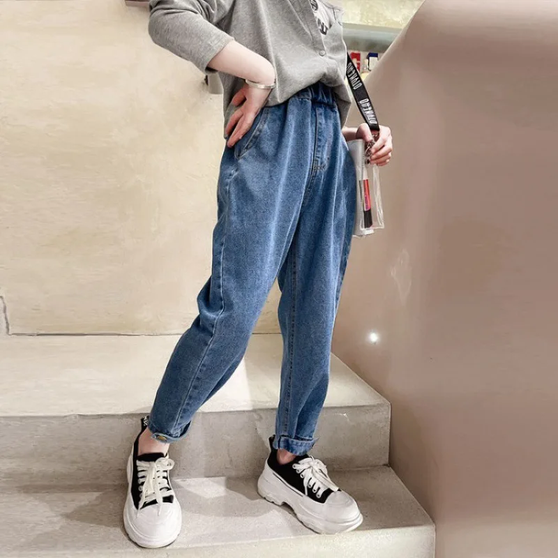 Girls' pants spring and autumn 2021 new casual fashion trend trousers big kids jeans
Girls' pants spring and autumn 2021 new casual fashion trend trousers big kids jeans