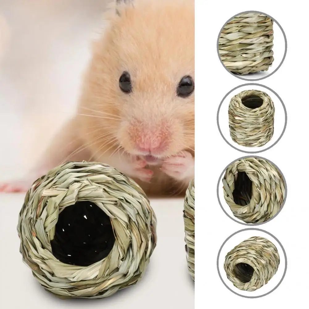 Natural Safe Hamster Guinea Pig Nest Grass Woven Guinea Pig Toy Cute Shape Landscaping Toy
Natural Safe Hamster Guinea Pig Nest Grass Woven Guinea Pig Toy Cute Shape Landscaping Toy