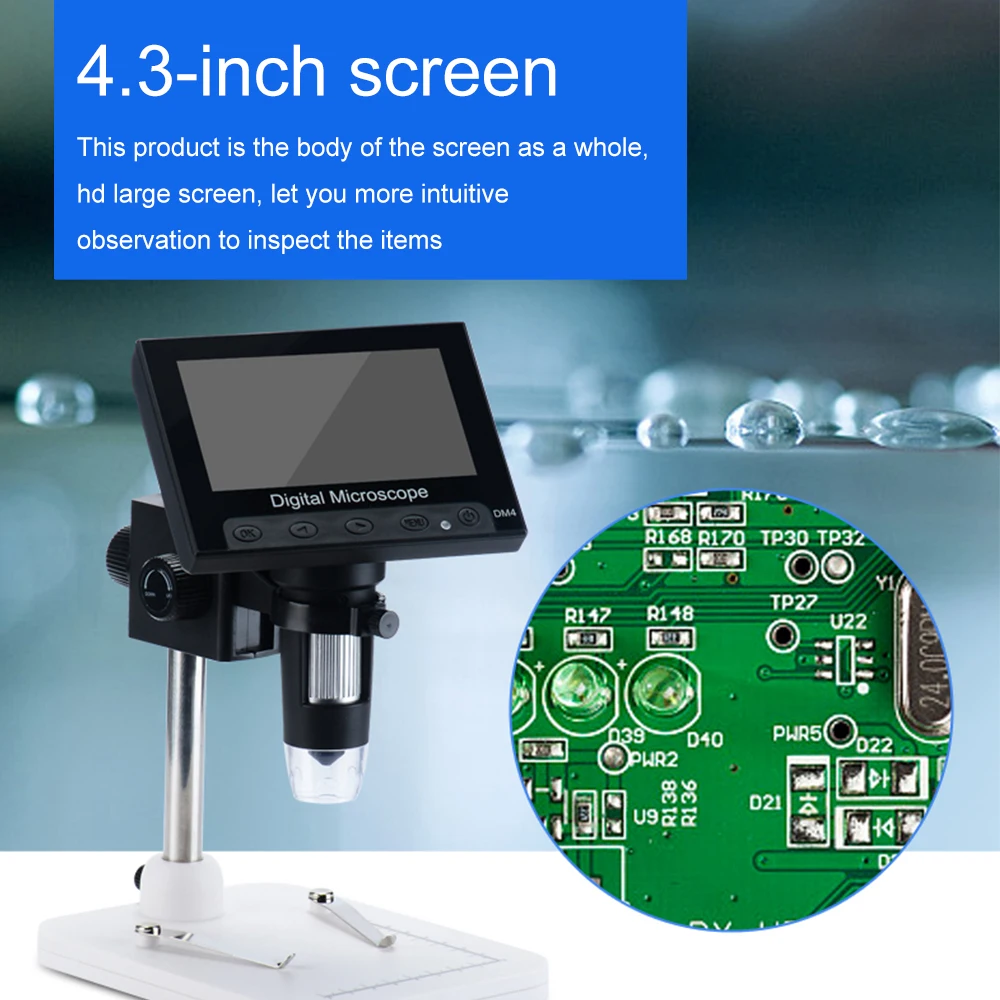 1000X USB Microscope Handheld Digital Microscope USB Interface Electron Microscopes For Windows Mac With 8 LEDs With Bracket
1000X USB Microscope Handheld Digital Microscope USB Interface Electron Microscopes For Windows Mac With 8 LEDs With Bracket