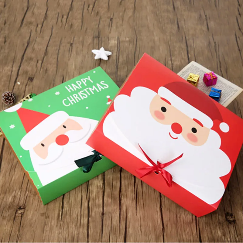 10 Pcs/Lot Christmas Bow Ribbon Gift Box Large Red Green Packaging Boxes Craft Wrap Storage Paper Box DIY Chocolate Candy Box
10 Pcs/Lot Christmas Bow Ribbon Gift Box Large Red Green Packaging Boxes Craft Wrap Storage Paper Box DIY Chocolate Candy Box