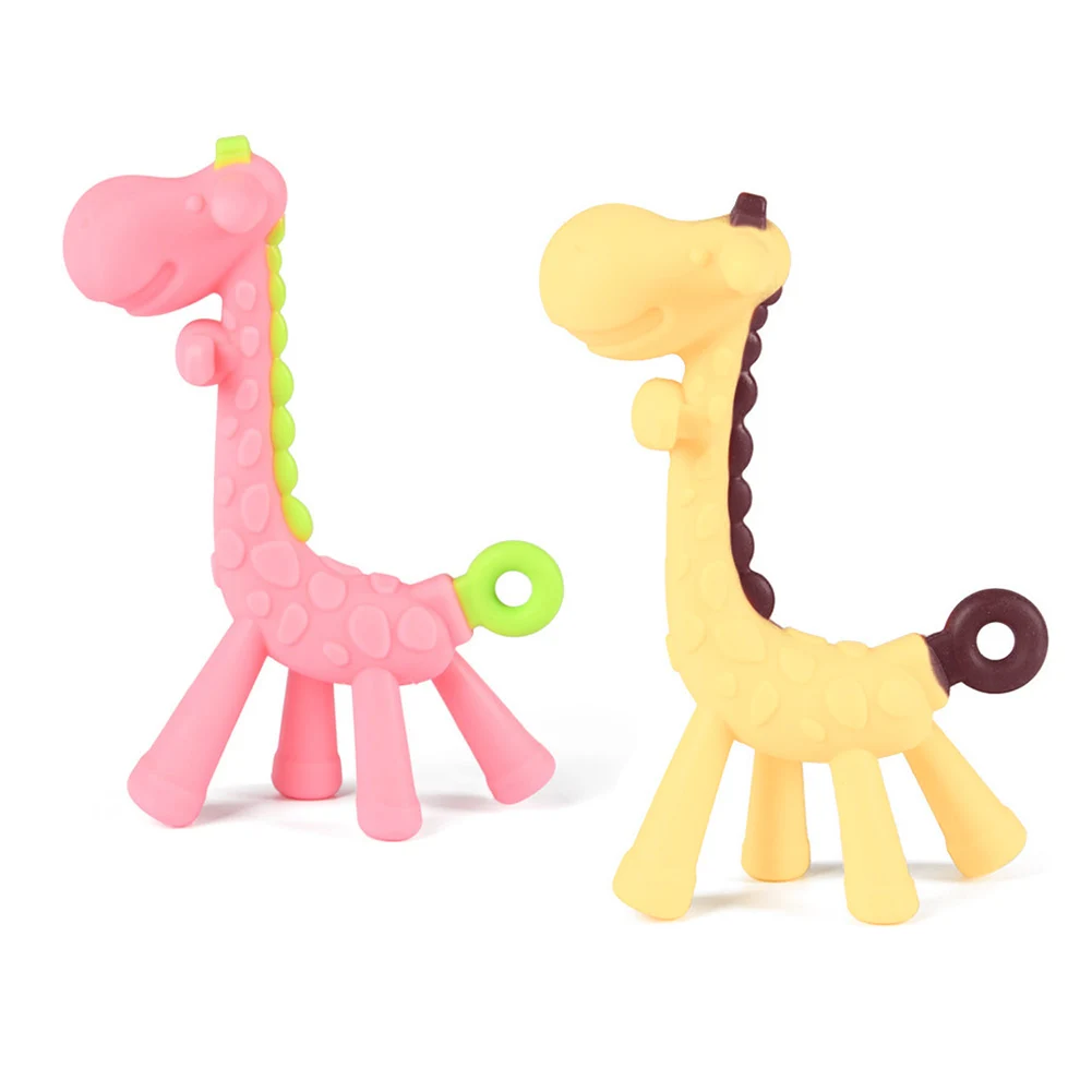 Molar Stick Baby Teether Non Toxic Infant With Storage Case Home Giraffe Shape Chewing Toy Sore Gums Soft Silicone Training Cute
Molar Stick Baby Teether Non Toxic Infant With Storage Case Home Giraffe Shape Chewing Toy Sore Gums Soft Silicone Training Cute
