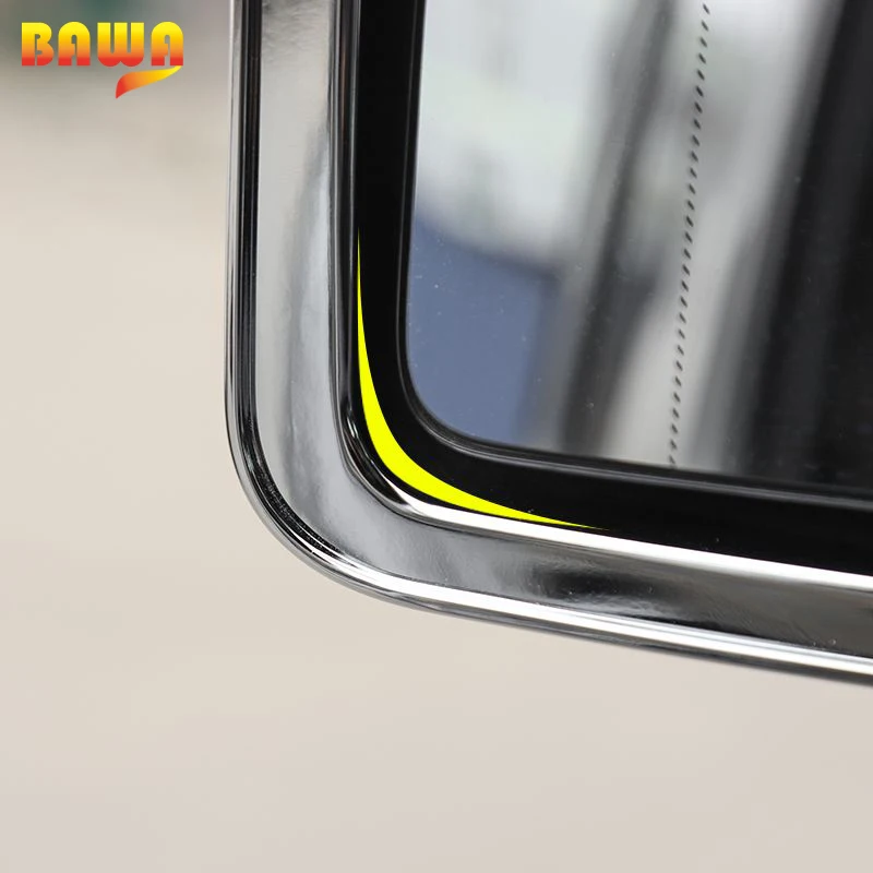 BAWA Car Rearview Mirror Rain Eyebrow Decoration Frame Stickers for Jeep Wrangler JL 2018+ for Gladiator JT 2018+ Accessories
BAWA Car Rearview Mirror Rain Eyebrow Decoration Frame Stickers for Jeep Wrangler JL 2018+ for Gladiator JT 2018+ Accessories