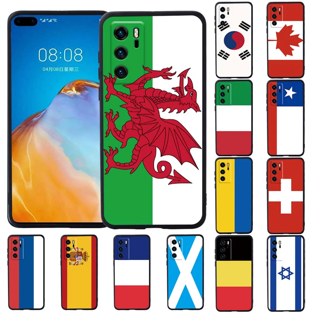 National Flag Series Silicone Phone Case for Huawei P20/P20 Pro/P30 Pro/P30 Plus/P30 LITE/P40/P40 Pro Soft TPU Cover
National Flag Series Silicone Phone Case for Huawei P20/P20 Pro/P30 Pro/P30 Plus/P30 LITE/P40/P40 Pro Soft TPU Cover