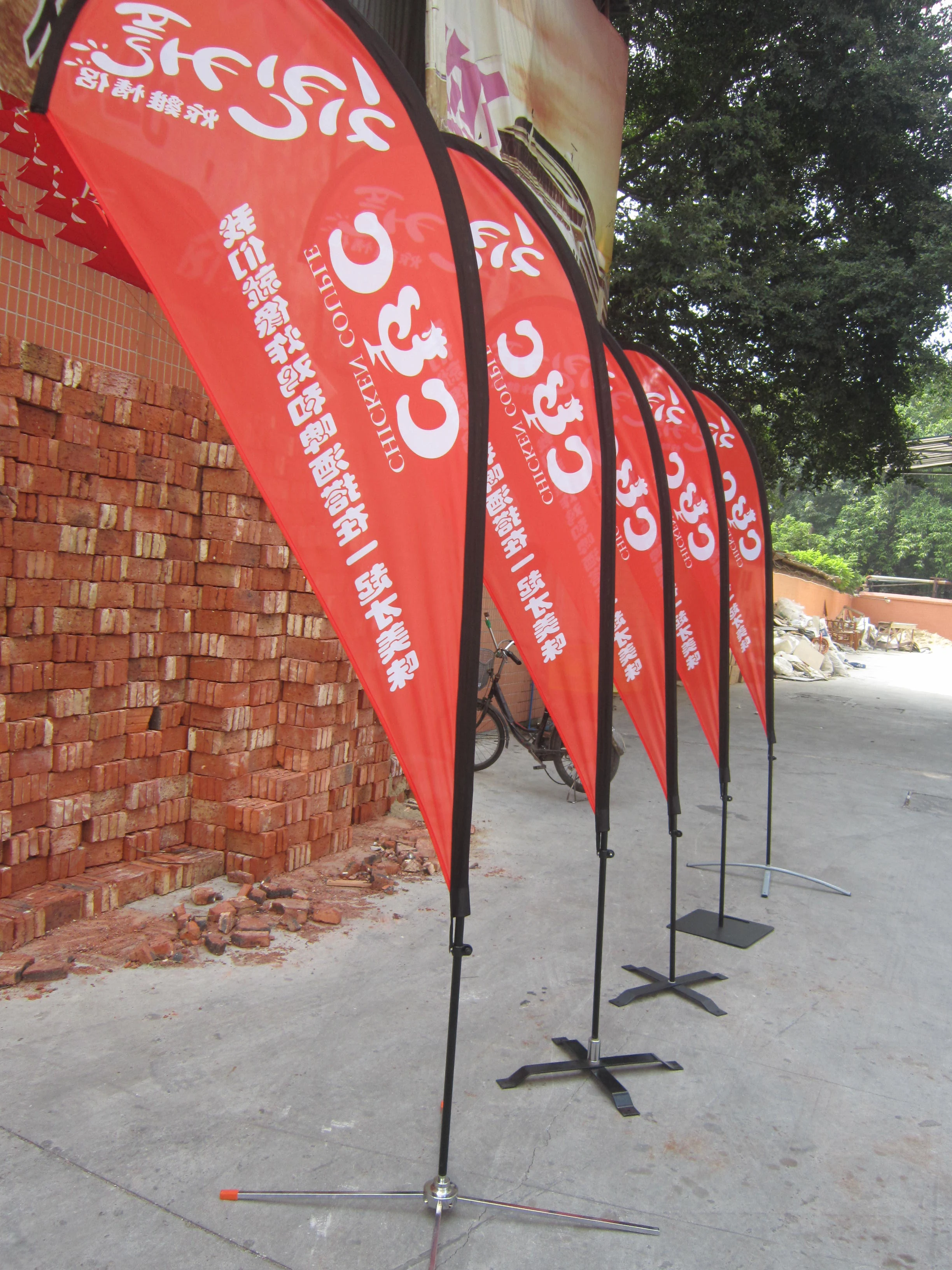 Wholesale Logo Custom Polyester Flying Beach Feather Flag Flagpole
Wholesale Logo Custom Polyester Flying Beach Feather Flag Flagpole