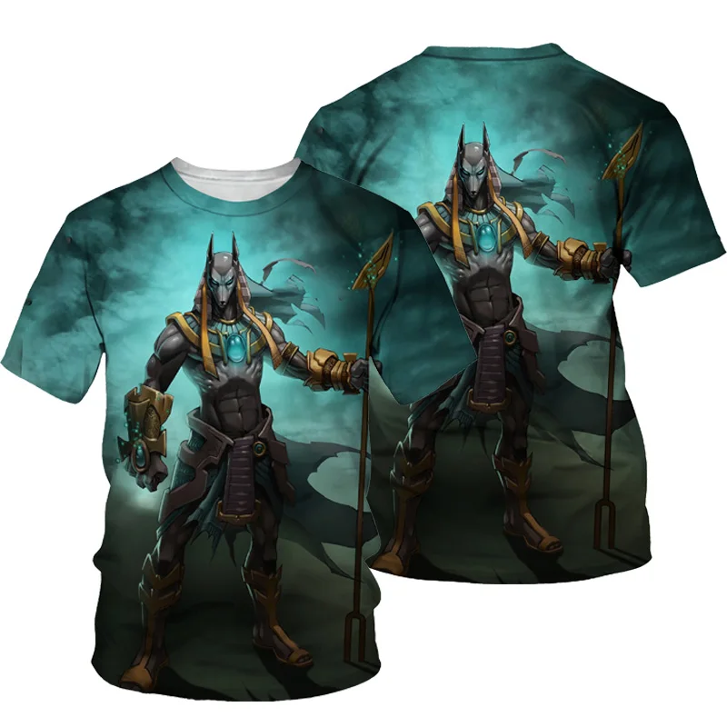 Summer fashion 3D printing Anubis O-neck T-shirt, summer trend, comfortable sports all-match casual short-sleeved top 100-6XL
Summer fashion 3D printing Anubis O-neck T-shirt, summer trend, comfortable sports all-match casual short-sleeved top 100-6XL