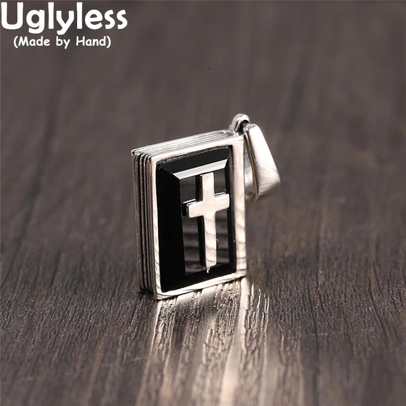 Uglyless Neutral Design Book Pendants Necklaces Men Women Unisex Agate Cross Necklaces NO Chain 925 Silver Crown Square Jewelry
Uglyless Neutral Design Book Pendants Necklaces Men Women Unisex Agate Cross Necklaces NO Chain 925 Silver Crown Square Jewelry