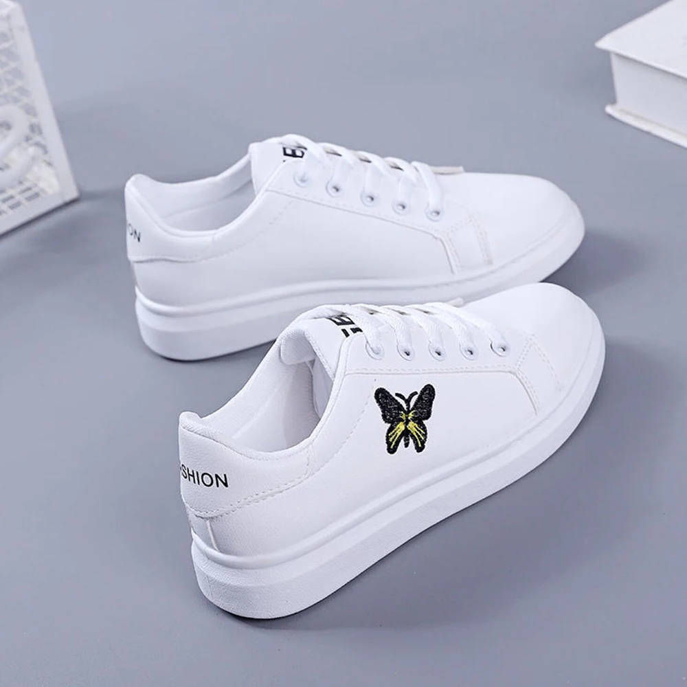 2022 Fashion Women White Shoes Embroider Young Ladies Butterfly Print Casual Sneakers Brand Vulcanize Running Platform
2022 Fashion Women White Shoes Embroider Young Ladies Butterfly Print Casual Sneakers Brand Vulcanize Running Platform
