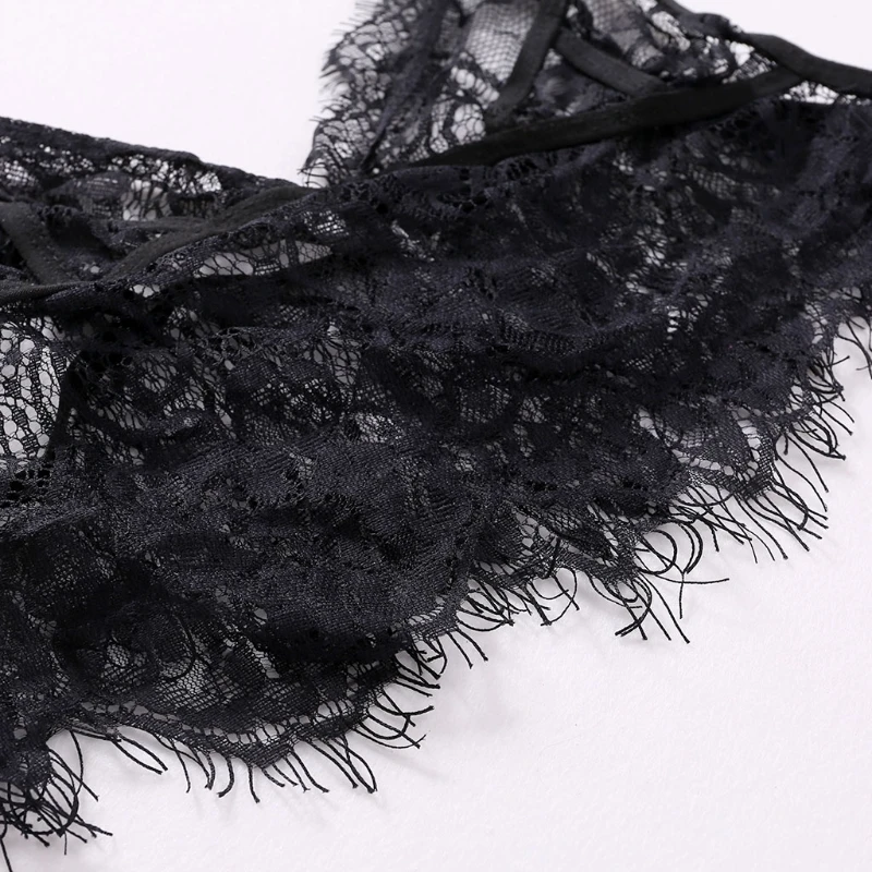 Y166 Womens Sexy Babydoll Lingerie Sheer Eyelash Lace Bra Set Underwear Cutout Solid
Y166 Womens Sexy Babydoll Lingerie Sheer Eyelash Lace Bra Set Underwear Cutout Solid