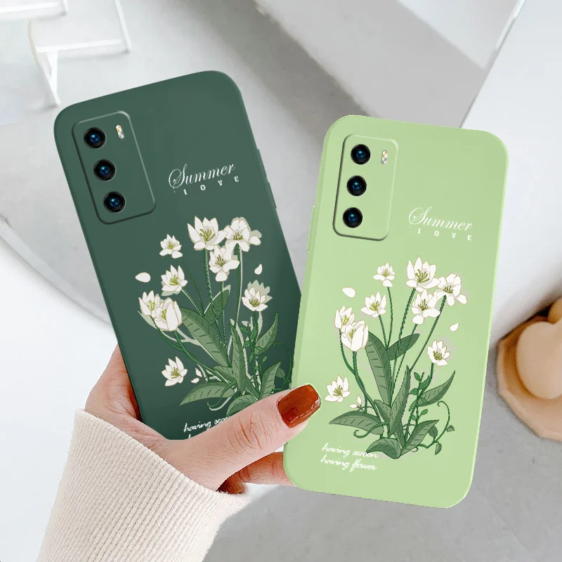 Lily Flowers Square Soft Case For Huawei P40 P50 P30 P20 Pro Lite Mate 40 30 20 Pro Lite Nova 5t Y7A Liquid Silicone Phone Cover 
Lily Flowers Square Soft Case For Huawei P40 P50 P30 P20 Pro Lite Mate 40 30 20 Pro Lite Nova 5t Y7A Liquid Silicone Phone Cover
