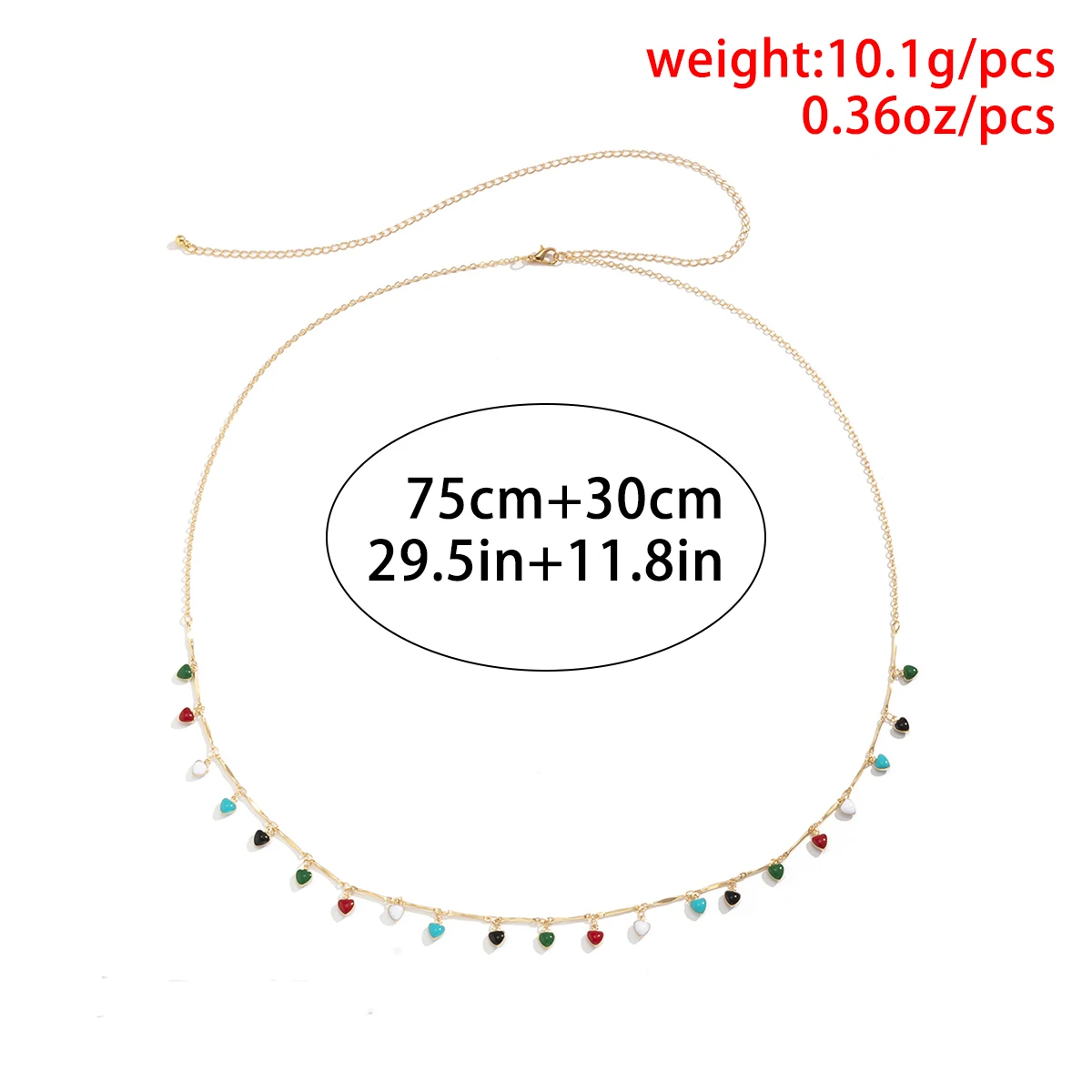 2021 Trend Bohemian Geometric Colorful Heart Pendant Body Jewelry Women Exquisite Minimalism Belly Belt Waist Chain Party Gifts
2021 Trend Bohemian Geometric Colorful Heart Pendant Body Jewelry Women Exquisite Minimalism Belly Belt Waist Chain Party Gifts