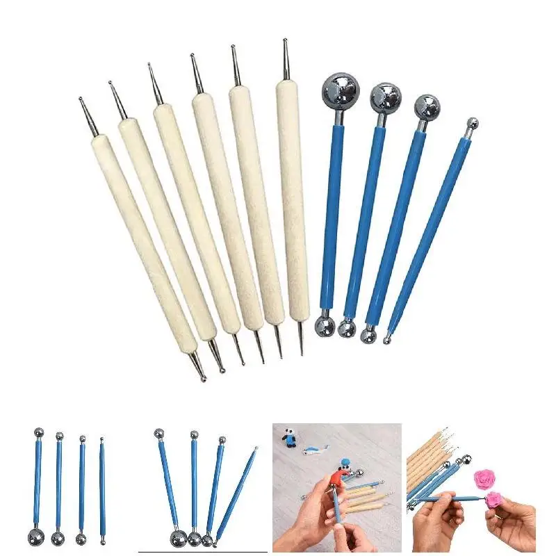 10 Pcs Dotting DIY Tools Kit Stainless Steel Ball Styluses for Mandala Rock Painting STSF666
10 Pcs Dotting DIY Tools Kit Stainless Steel Ball Styluses for Mandala Rock Painting STSF666