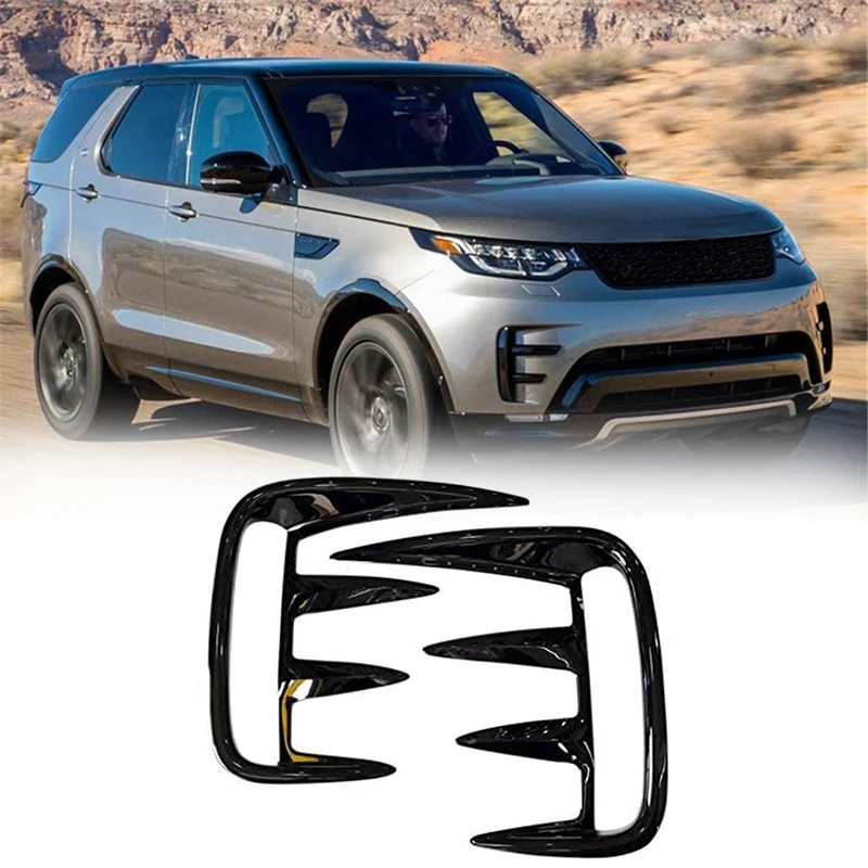 2 Pcs Black ABS Front Fog Lamp Light Cover Bar Trim Fits for Land Rover L462 Discovery 5 2017 2018 2019 2020
2 Pcs Black ABS Front Fog Lamp Light Cover Bar Trim Fits for Land Rover L462 Discovery 5 2017 2018 2019 2020