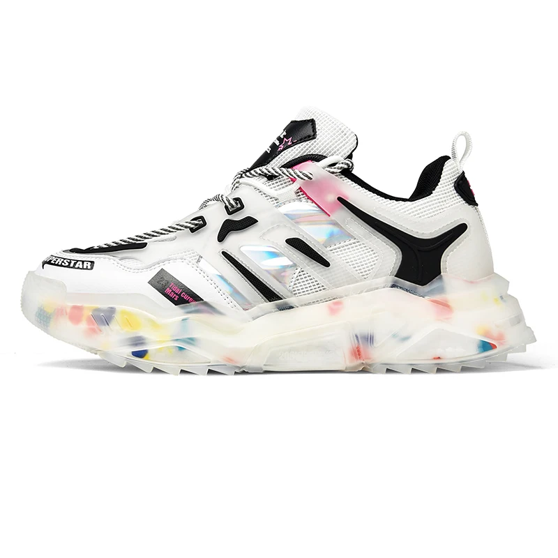 Men Chunky Sneakers Spring Autumn Fashion Casual Thick Bottom Increasing Colorful Breathable Male Lace-Up Shoes
Men Chunky Sneakers Spring Autumn Fashion Casual Thick Bottom Increasing Colorful Breathable Male Lace-Up Shoes
