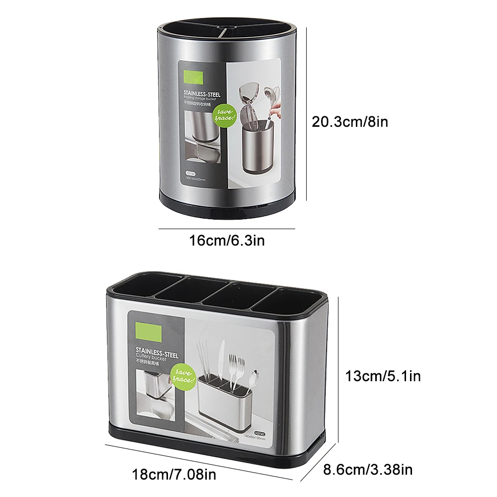 Stainless Steel Kitchen Chopstick Fork Spoon Holder Storage Box Kitchen Organizer Utensils Organizer Tableware Container
Stainless Steel Kitchen Chopstick Fork Spoon Holder Storage Box Kitchen Organizer Utensils Organizer Tableware Container